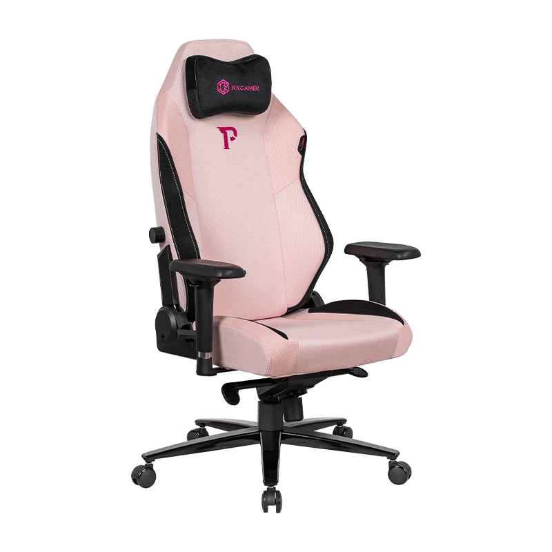 Chaise de bureau en maille RXGAMER RX-2070-1XL-B réglable avec accoudoirs 4D chaise e-sports