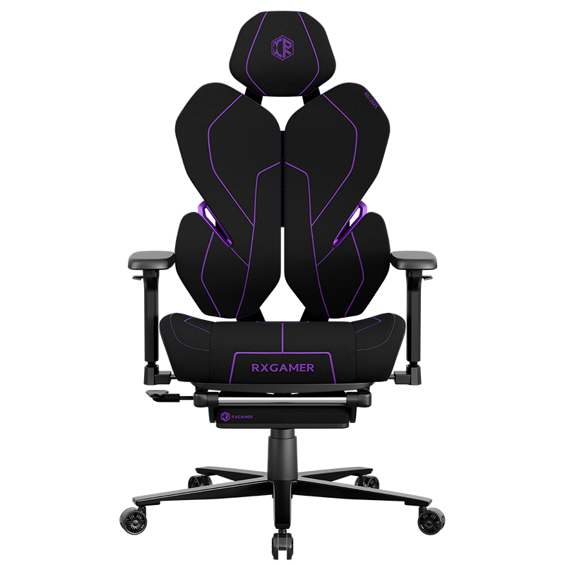 RXGAMER RX-K6-6301 conception ergonomique de chaise de jeu avec des pas confortables