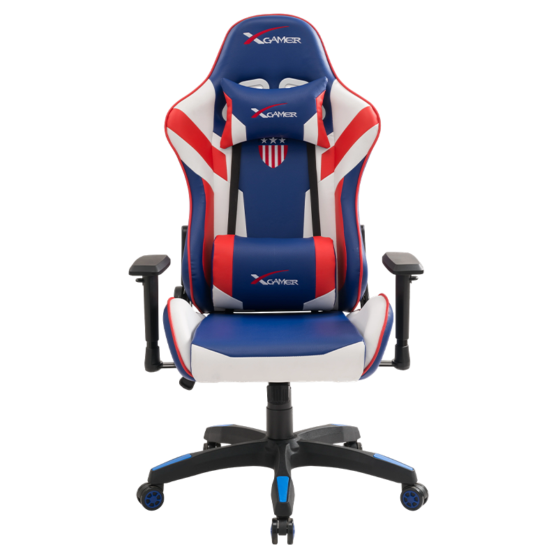 RXGAMER RX-2030 Chaise de jeu ergonomique lombaire et appui-tête réglables