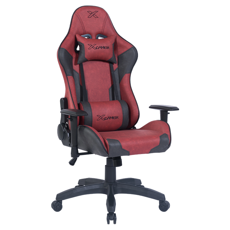 RXGAMER RX-2033 Chaise de jeu rétro inclinable et réglable en hauteur en PU