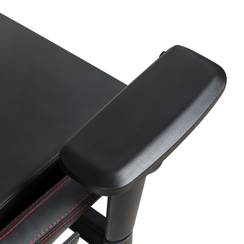 RXGAMER RX-2060 Chaise de jeu en tissu mélangé résistant à l'hydrolyse en PU noir