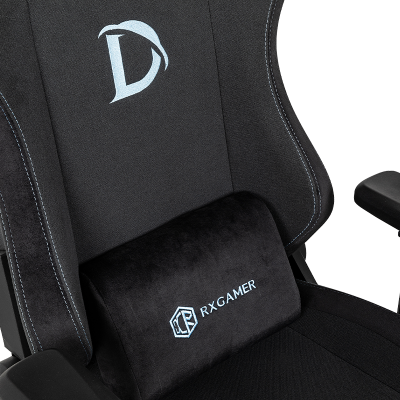 RXGAMER RX-2061-1 Chaise de jeu réglable avec accoudoir multifonctionnel noir