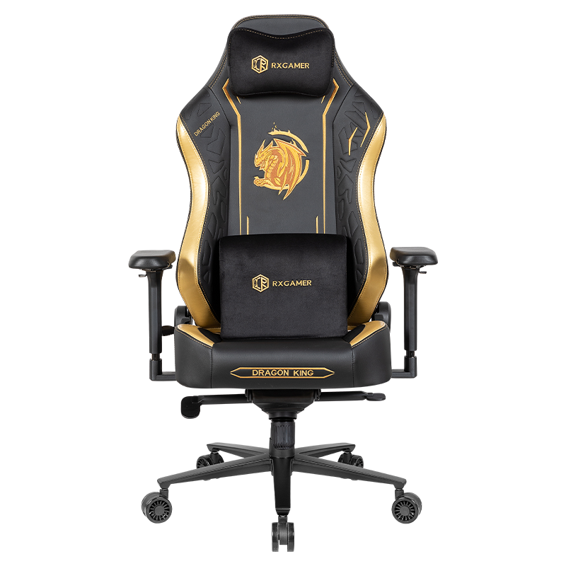 RXGAMER RX-2061 Dragon broderie appui-tête magnétique chaise de jeu inclinable