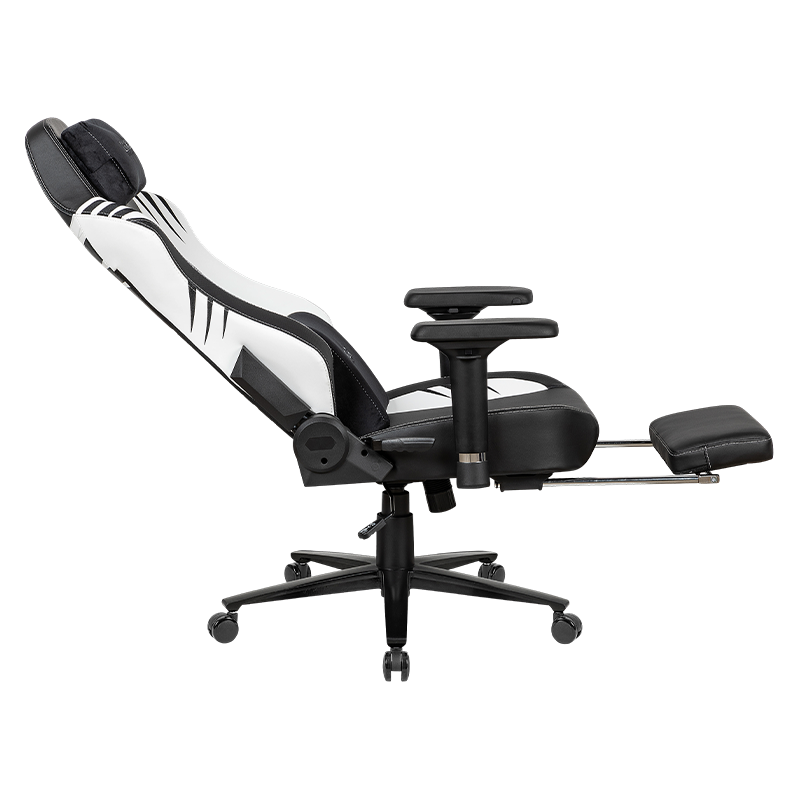 RXGAMER RX-2061 Tiger Stripe Craft Gaming Chaise de jeu ergonomique à roulettes