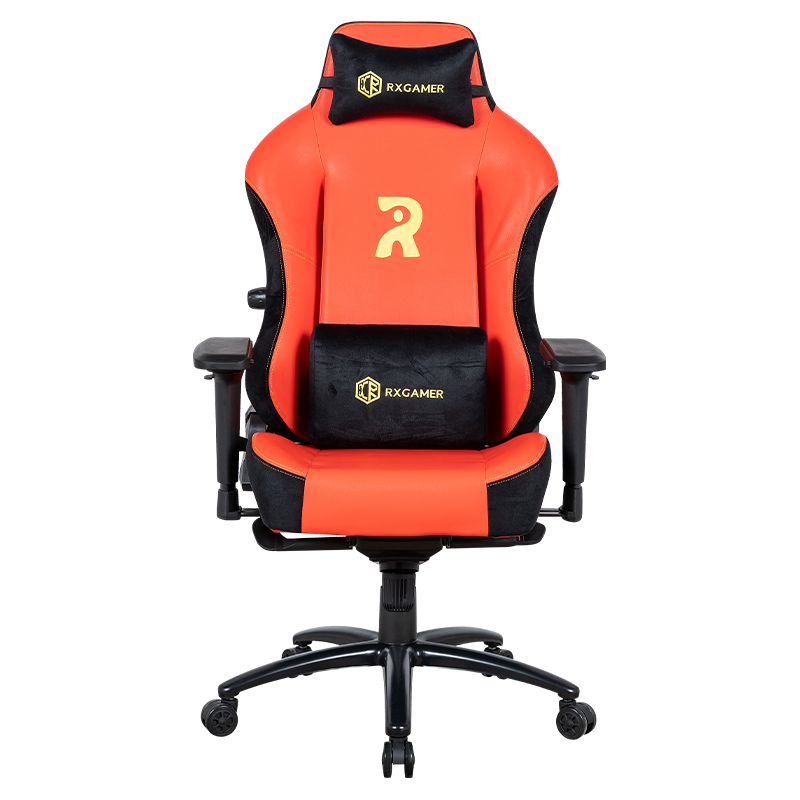 RXGAMER RX-2063 Red Glare 4D Fauteuil de jeu à réglage lombaire avec accoudoirs