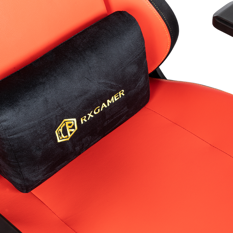RXGAMER RX-2063 Red Glare 4D Fauteuil de jeu à réglage lombaire avec accoudoirs