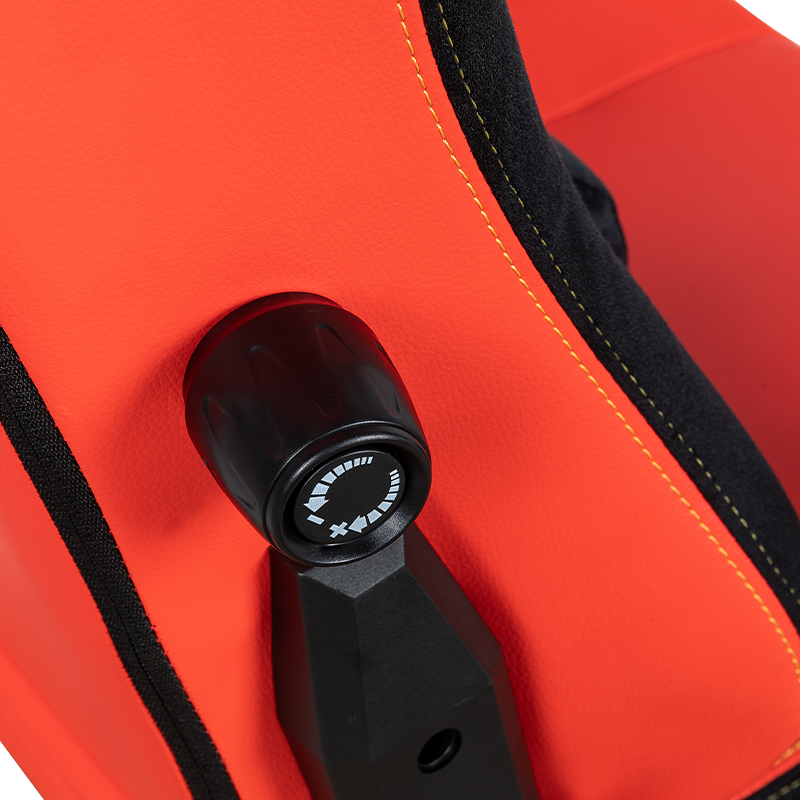 RXGAMER RX-2063 Red Glare 4D Fauteuil de jeu à réglage lombaire avec accoudoirs