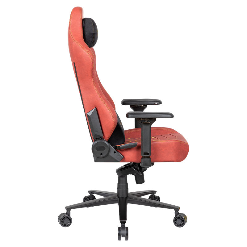 RXGAMER RX-2069 Chaise de jeu réglable avec appui-tête magnétique rouge